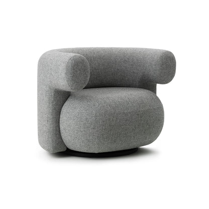 Burra Lounge Chair by Normann Copenhagen - Swivel Base with Return / Hallingdal 65 110