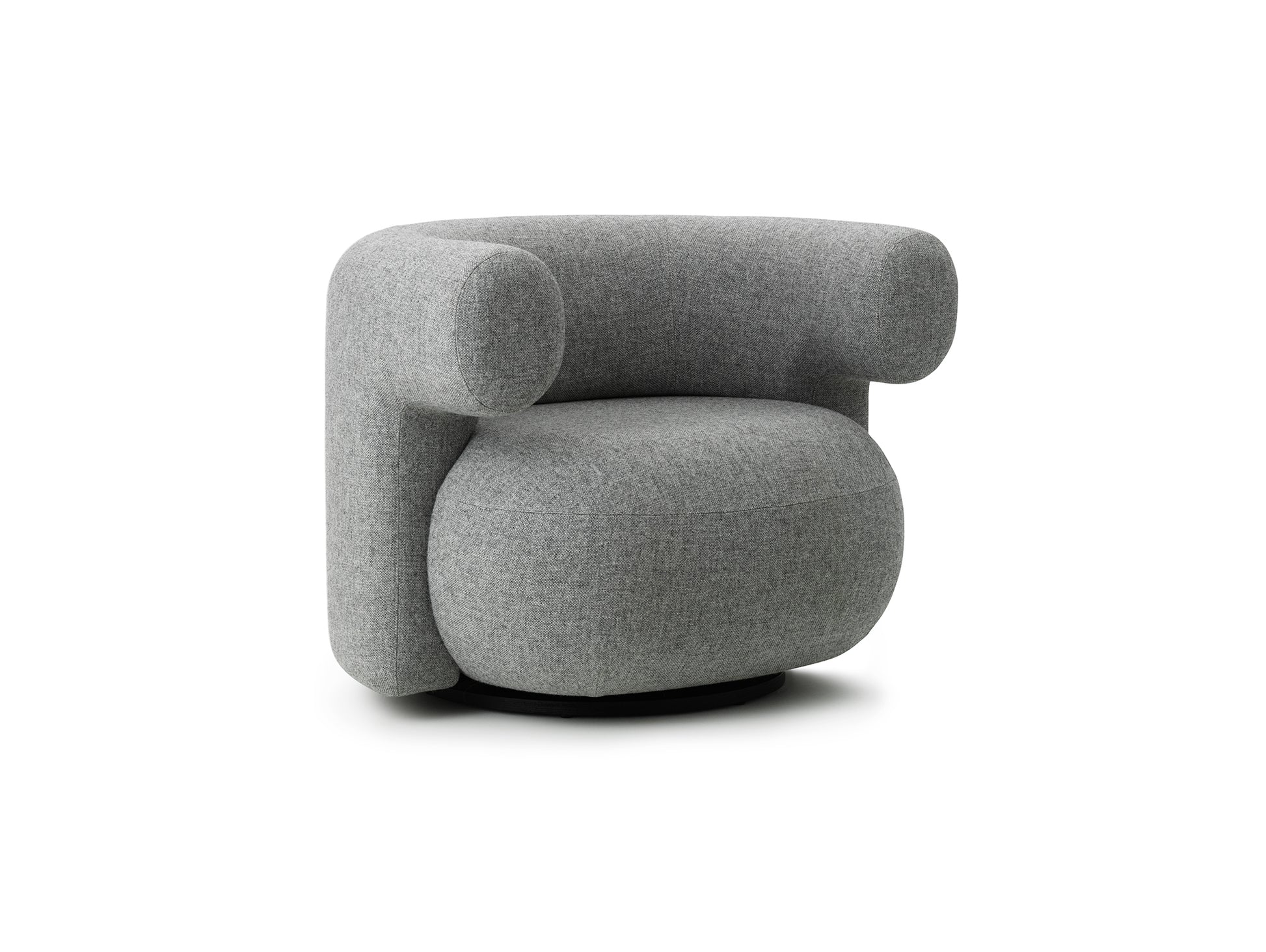 Burra Lounge Chair by Normann Copenhagen - Swivel Base with Return / Hallingdal 65 110