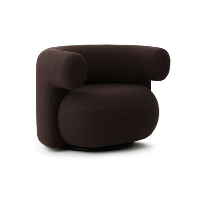 Burra Lounge Chair by Normann Copenhagen - Swivel Base with Return / Yordale 06