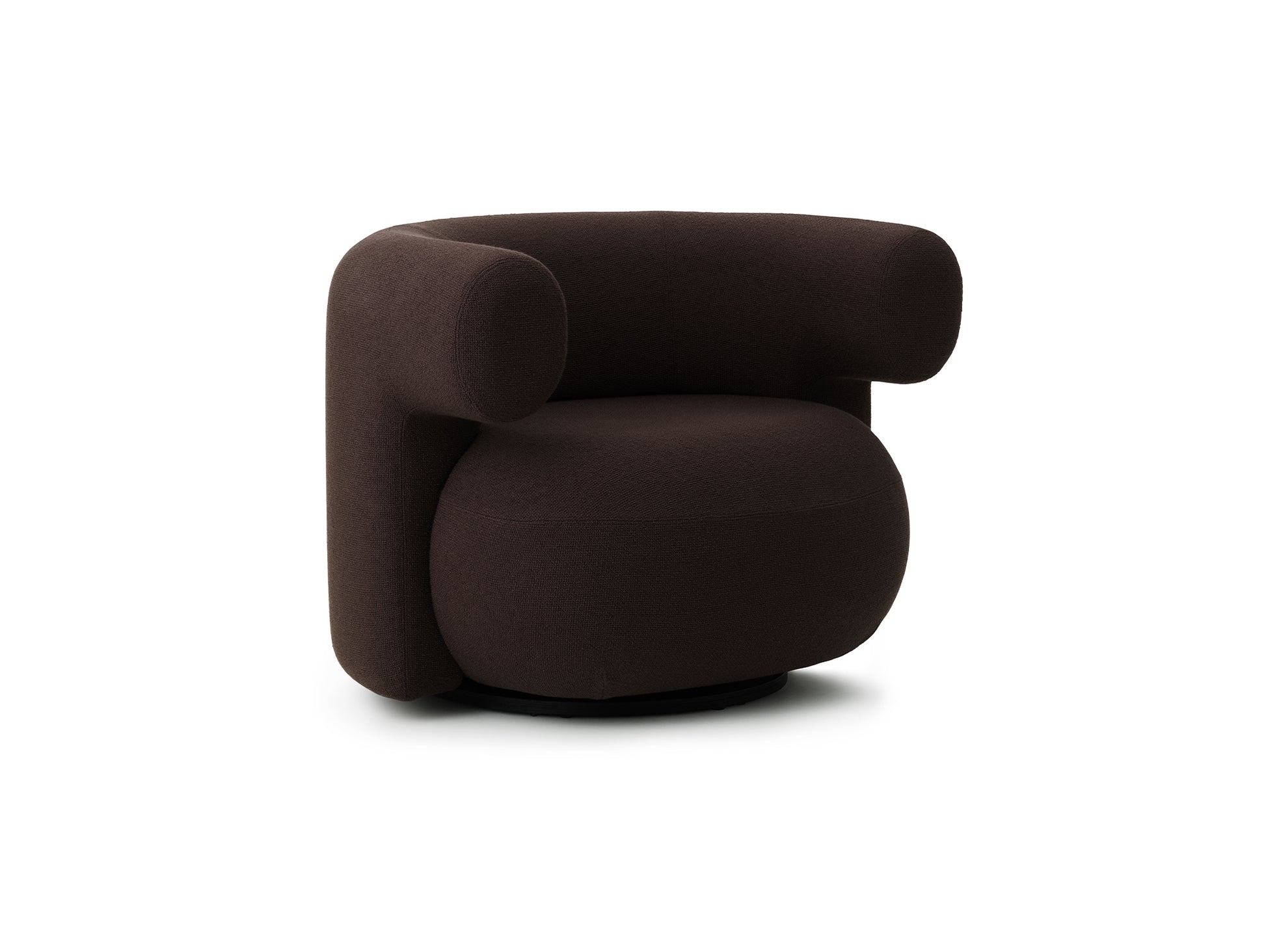 Burra Lounge Chair by Normann Copenhagen - Swivel Base with Return / Yordale 06