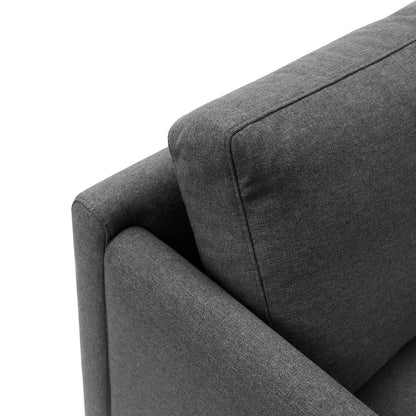 Rar 2-Seater Sofa by Normann Copenhagen - Re-Born Dark Grey