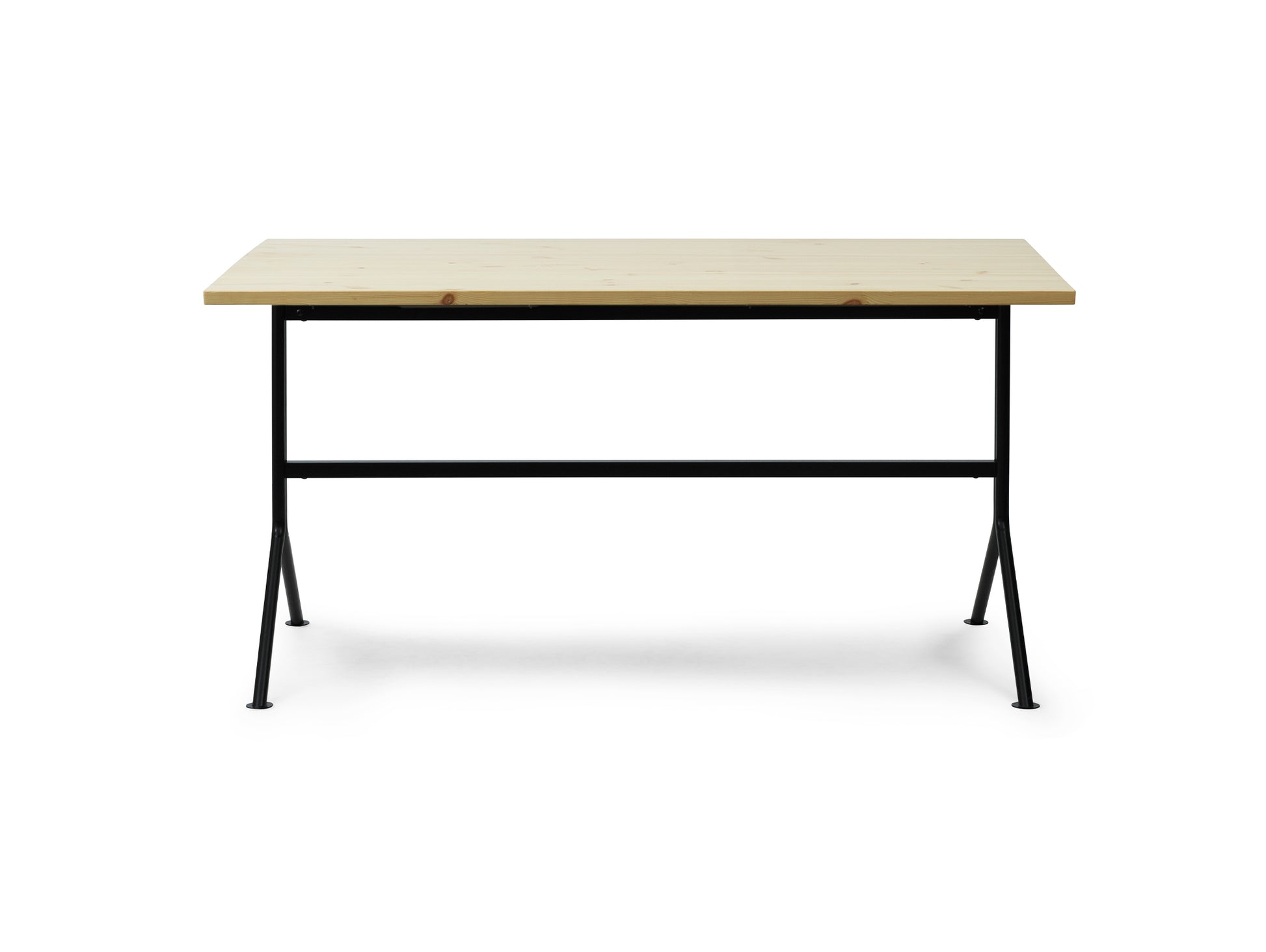 Kip Desk by Normann Copenhagen - Black Base / Pine Wood