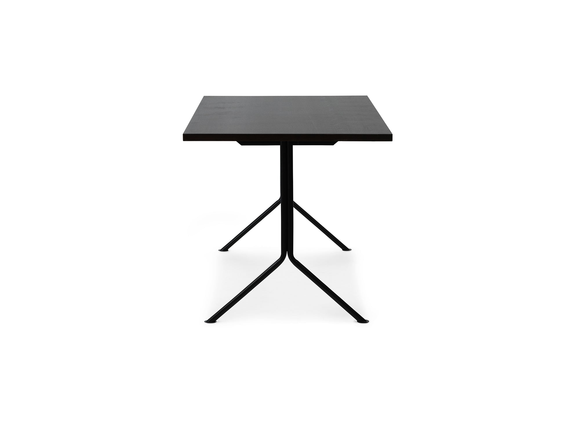 Kip Desk by Normann Copenhagen - Black Base / Dark Brown Oak