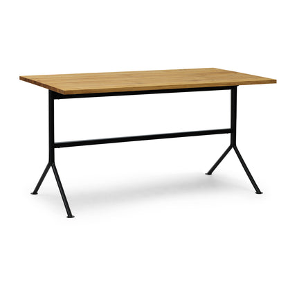 Kip Desk by Normann Copenhagen - Black Base / Oak Tabletop