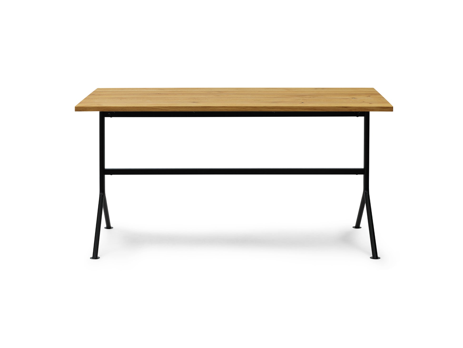 Kip Desk by Normann Copenhagen - Black Base / Oak Tabletop