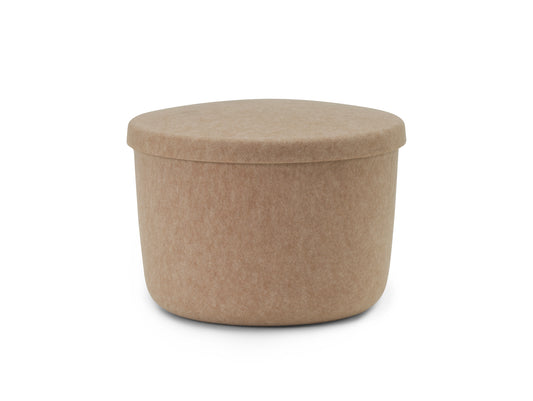 Hide Storage Pouf by Normann Copenhagen - Small / Sand