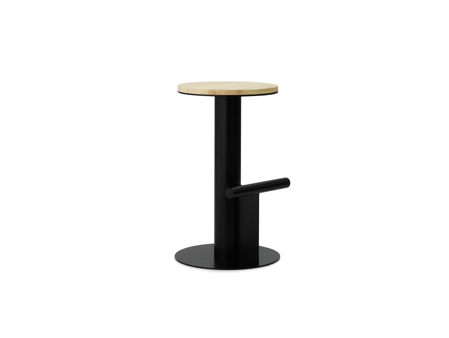 Pole Bar Stool by Normann Copenhagen - H65 / Black