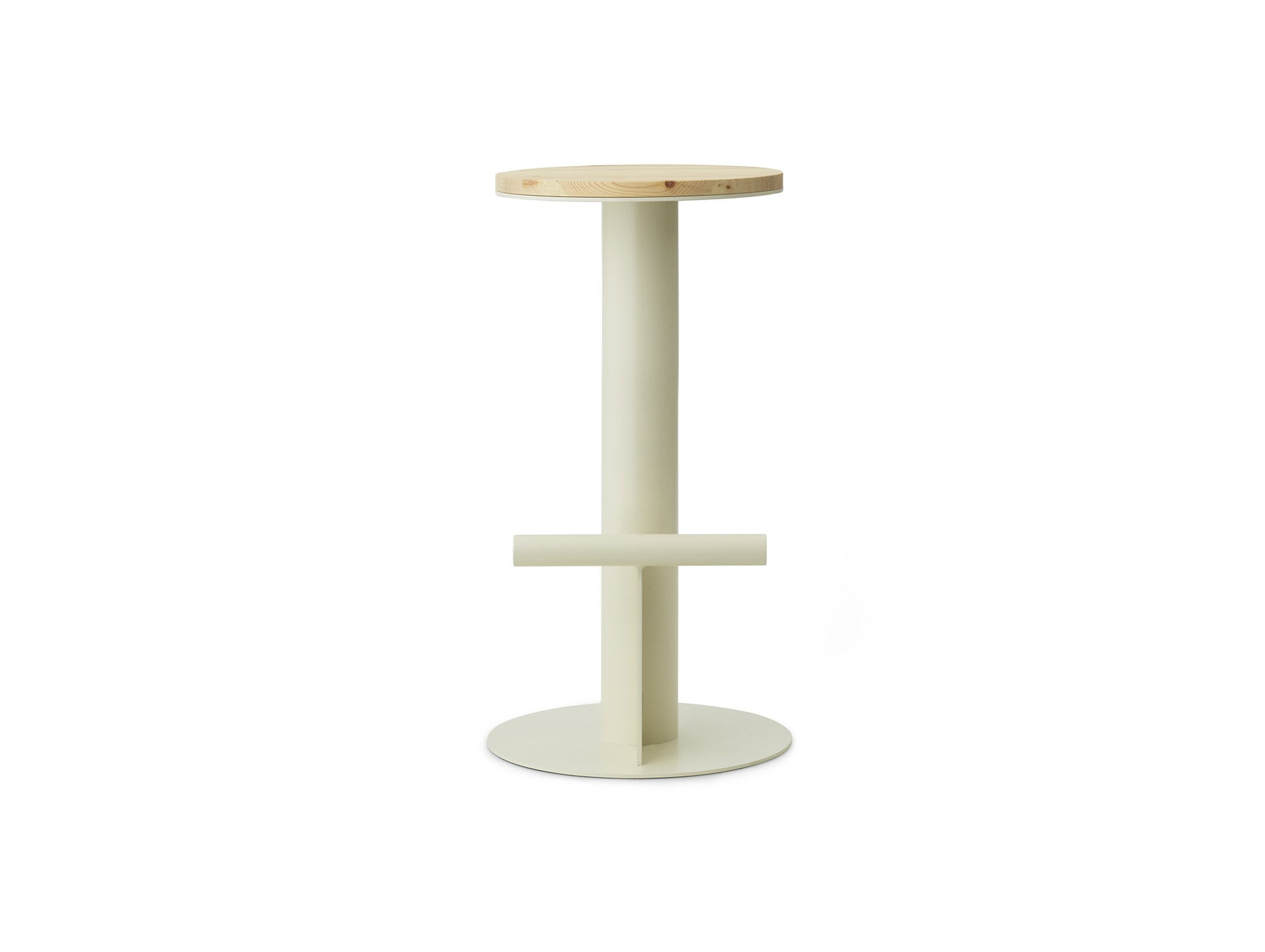 Pole Bar Stool by Normann Copenhagen - H75 / Sand