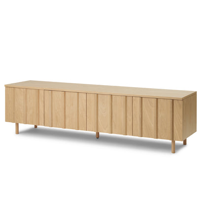Rib Sideboard by Normann Copenhagen - Low / Lacquered Oak Veneer