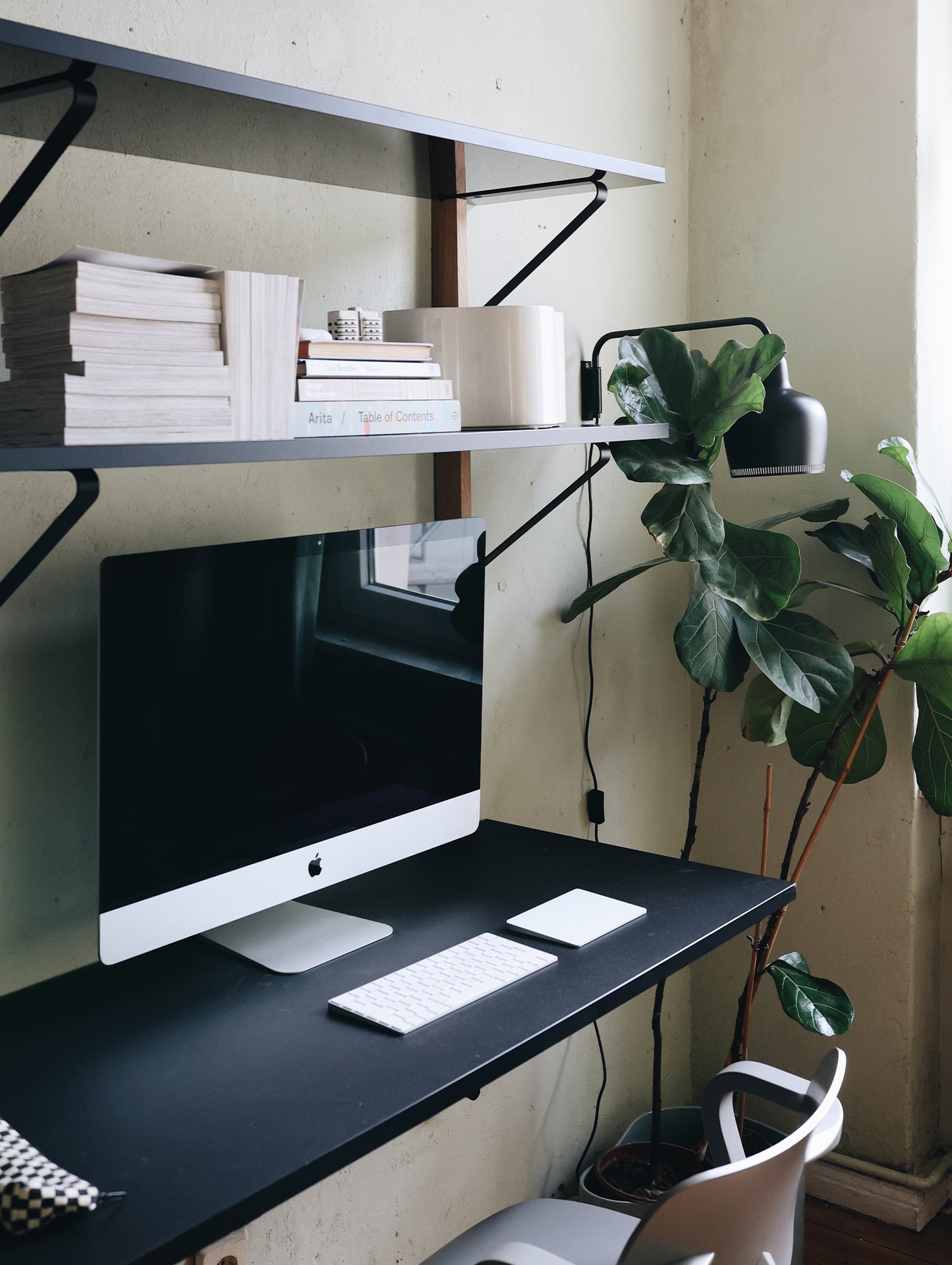 Kaari Wall Shelf with Desk by Artek - REB 010