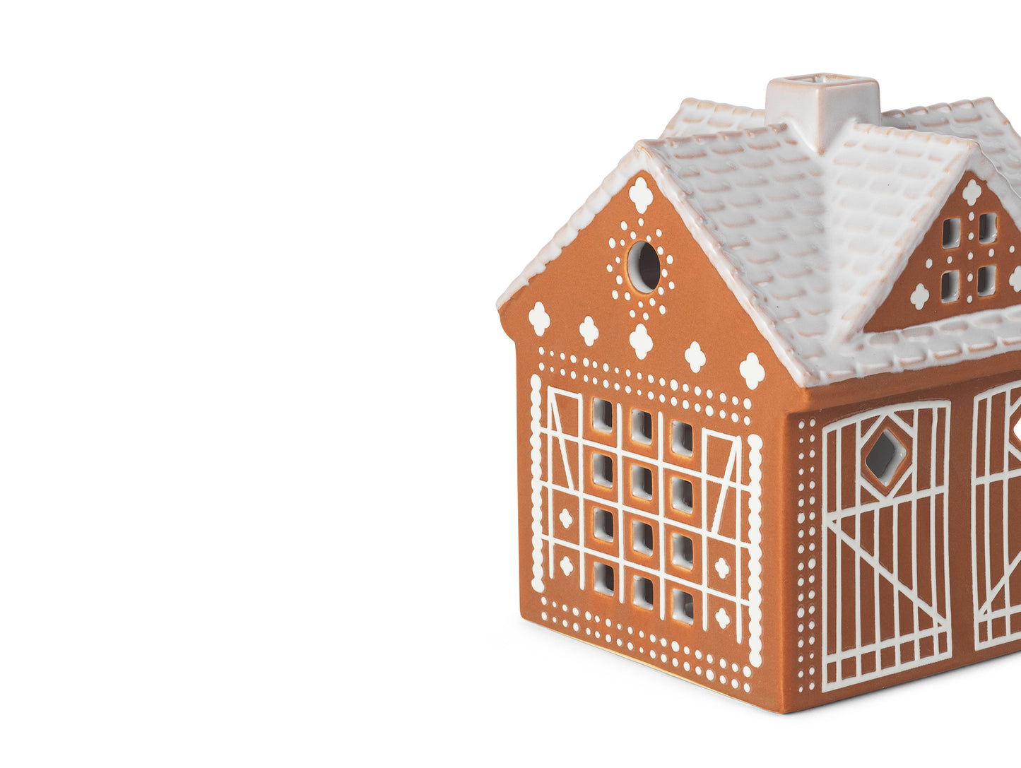 Urbania Gingerbread Lighthouse by Kähler - Stable (Height: 11.5 cm)