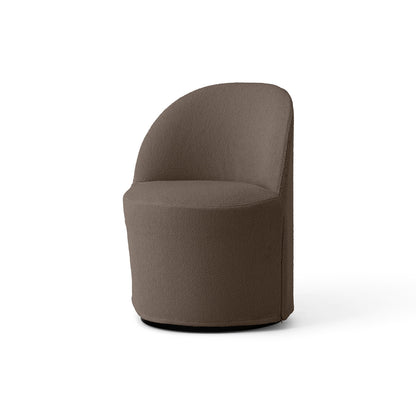 Tearoom Club Chair with Loose Cover - Swivel Base with Return by Audo Copenhagen - Flint