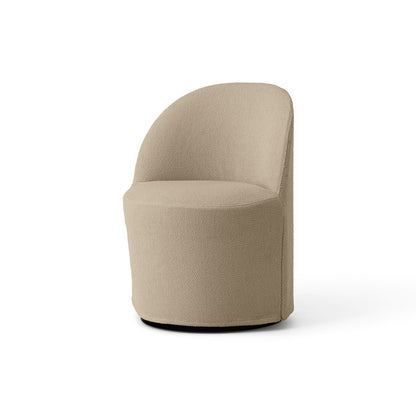 Tearoom Club Chair with Loose Cover - Swivel Base with Return by Audo Copenhagen - Sand