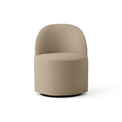 Tearoom Club Chair with Loose Cover - Swivel Base with Return by Audo Copenhagen - Sand