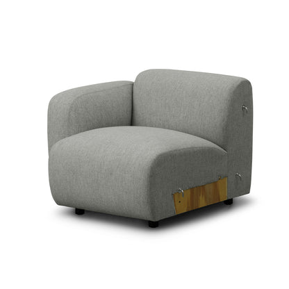 Swell Modular Sofa - Individual Modules by Normann Copenhagen - Left Armrest Module 100 (Sitting Right)