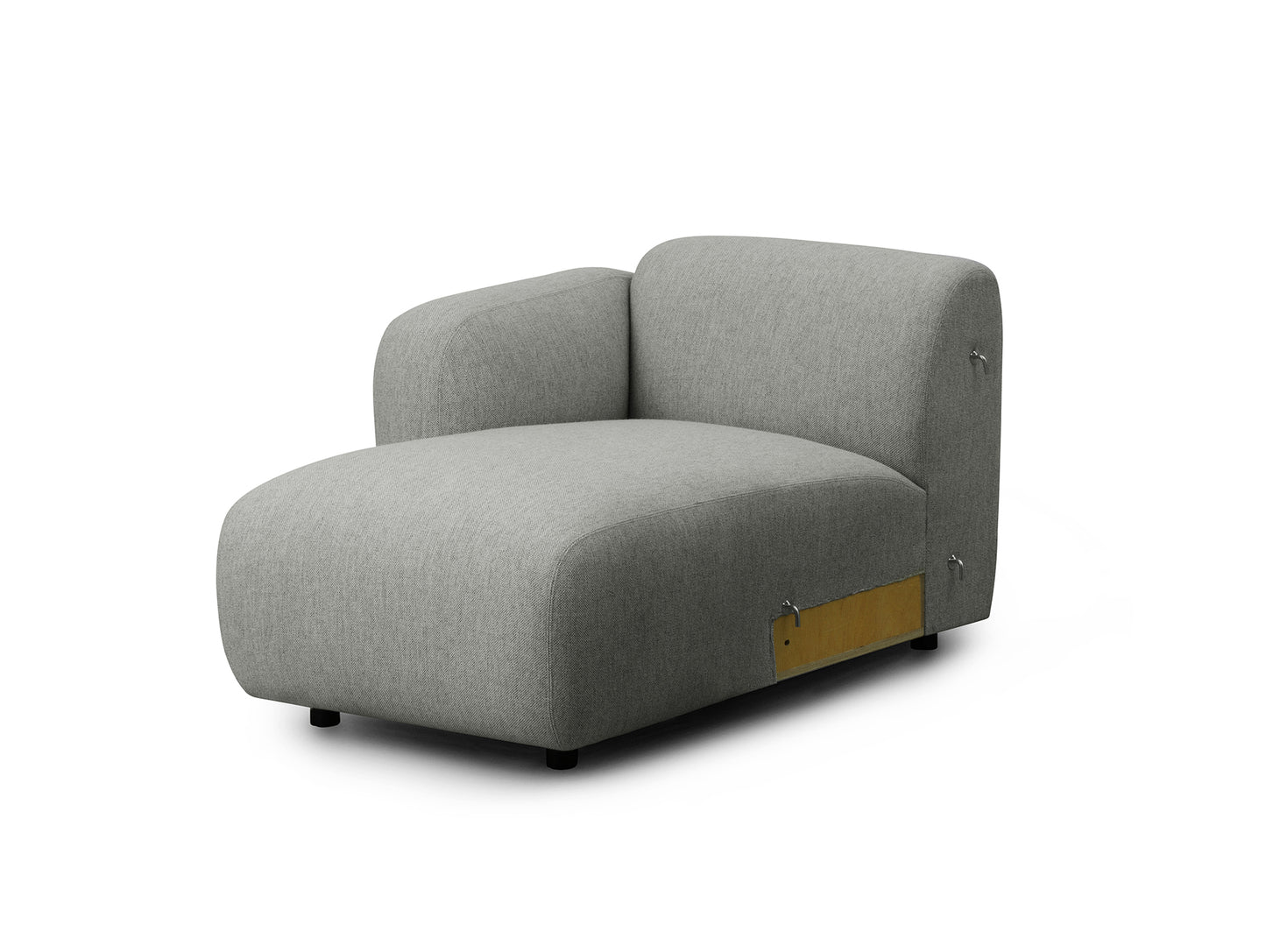 Swell Modular Sofa - Individual Modules by Normann Copenhagen - Left Chaise Longue Module 400 (Sitting Right)