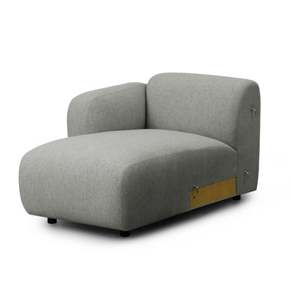 Swell Modular Sofa - Individual Modules by Normann Copenhagen - Left Chaise Longue Module 400 (Sitting Right)