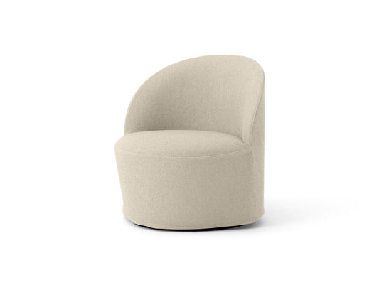 Tearoom Lounge Chair with Loose Cover - Swivel Base with Return