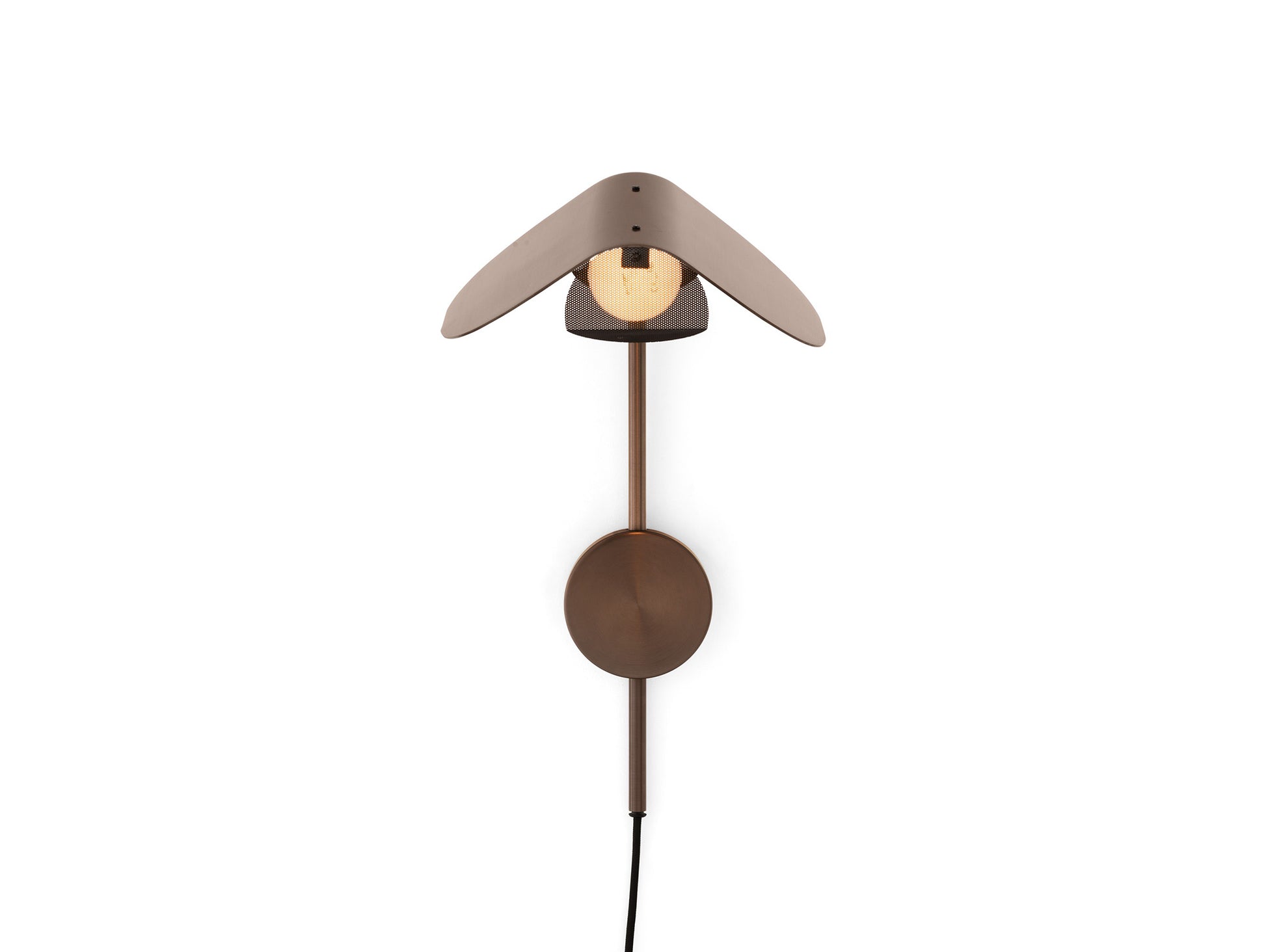 Wing Wall Lamp by Audo Copenhagen - Bronzed Aluminium