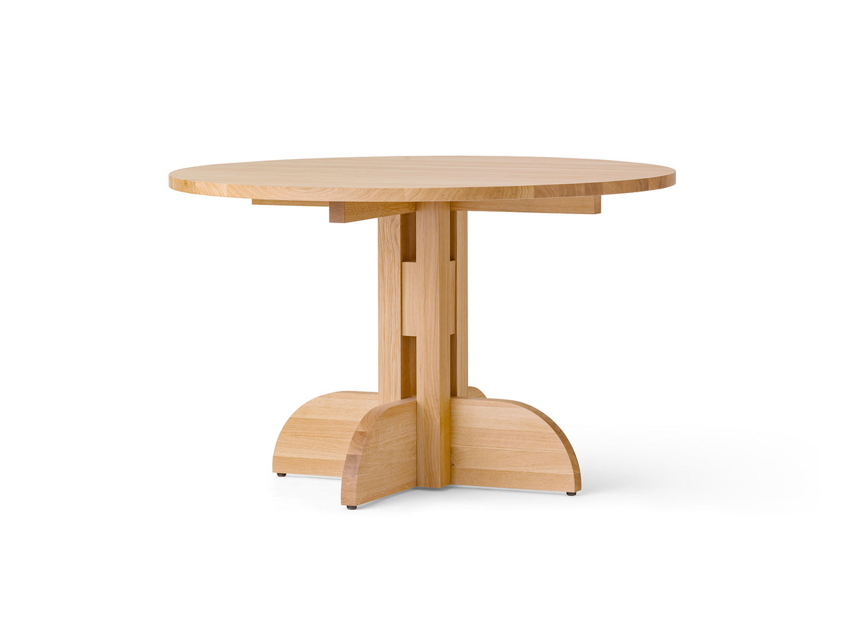 Puffin Round Dining Table (Solid Oak)