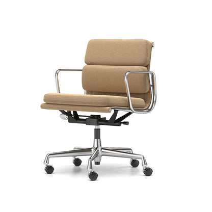 Soft Pad Work Chair EA 217 by Vitra - Chromed Aluminium / Cosy 2 Papyrus