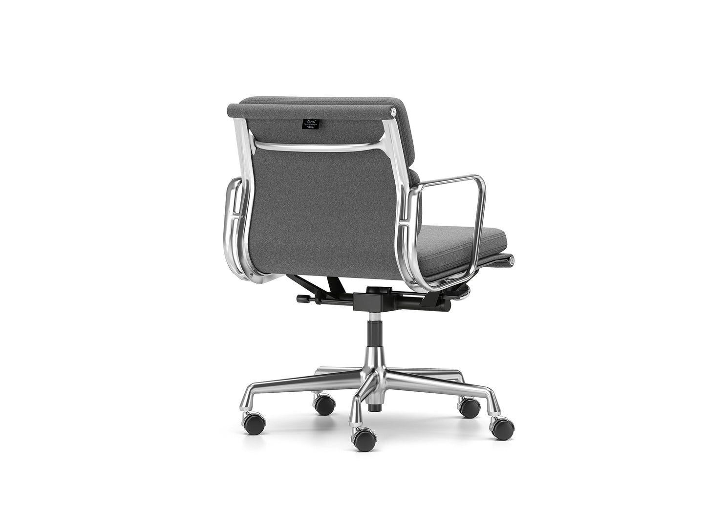 Soft Pad Work Chair EA 217 by Vitra - Chromed Aluminium / Cosy 2 Classic Grey