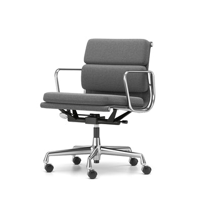 Soft Pad Work Chair EA 217 by Vitra - Chromed Aluminium / Cosy 2 Classic Grey