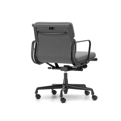 Soft Pad Work Chair EA 217 by Vitra - Black Aluminium / Cosy 2 Classic Grey