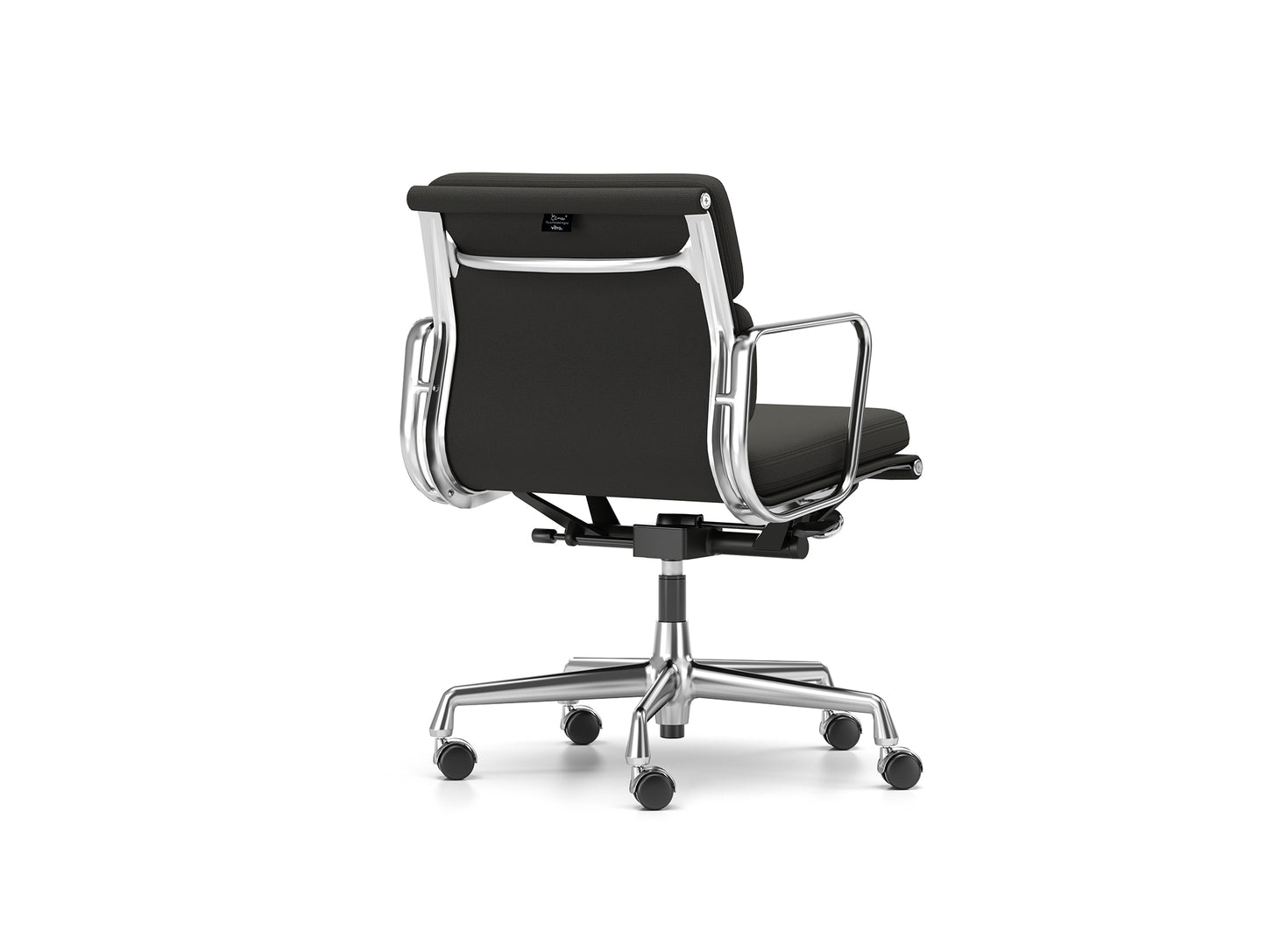 Soft Pad Work Chair EA 217 by Vitra - Chromed Aluminium / Laser RE Black