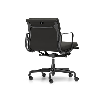Soft Pad Work Chair EA 217 by Vitra - Black Aluminium / Laser RE Black