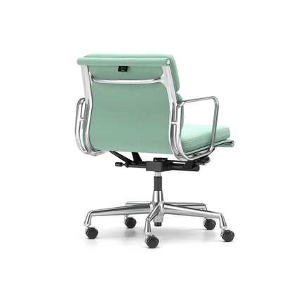 Soft Pad Work Chair EA 217 by Vitra - Chromed Aluminium / Track Mint Cream