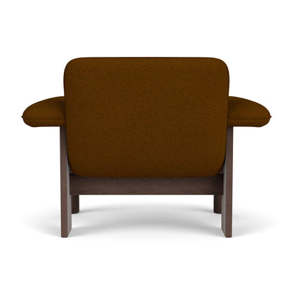 Brasilia Low Back Lounge Chair by Audo Copenhagen - Dark Stained Oak / Baru 450