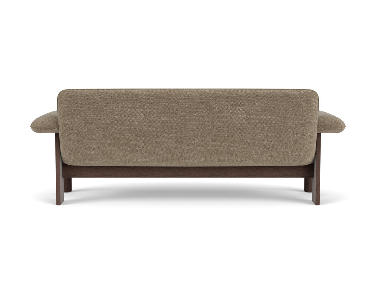 Brasilia 2-Seater Sofa by Audo Copenhagen - Dark Stained Oak Base / Barnum Boucle 04