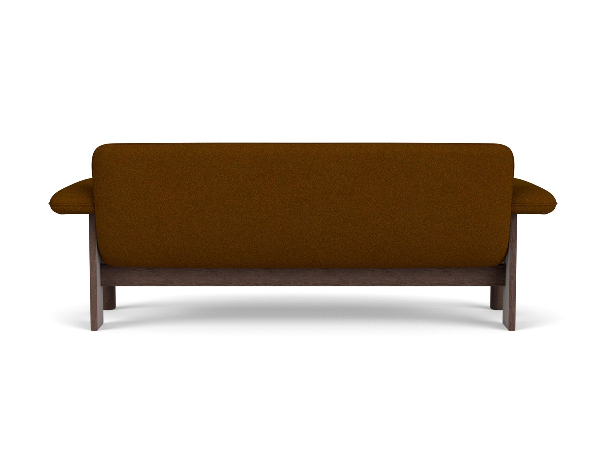 Brasilia 2-Seater Sofa by Audo Copenhagen - Dark Stained Oak Base / Baru 450