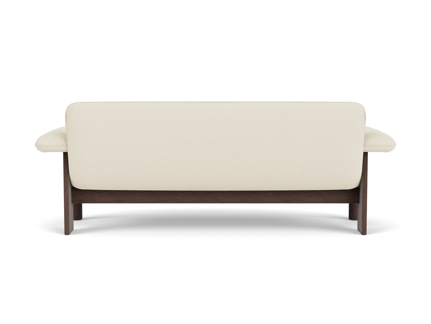 Brasilia 2-Seater Sofa by Audo Copenhagen - Dark Stained Oak Base / Baru 200