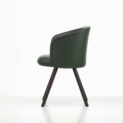 Mikado Mikado Armchair by Vitra - Dark Oak / Leather Premium F 59 Jade (L50)