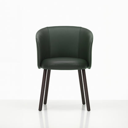 Mikado Mikado Armchair by Vitra - Dark Oak / Leather Premium F 59 Jade (L50)