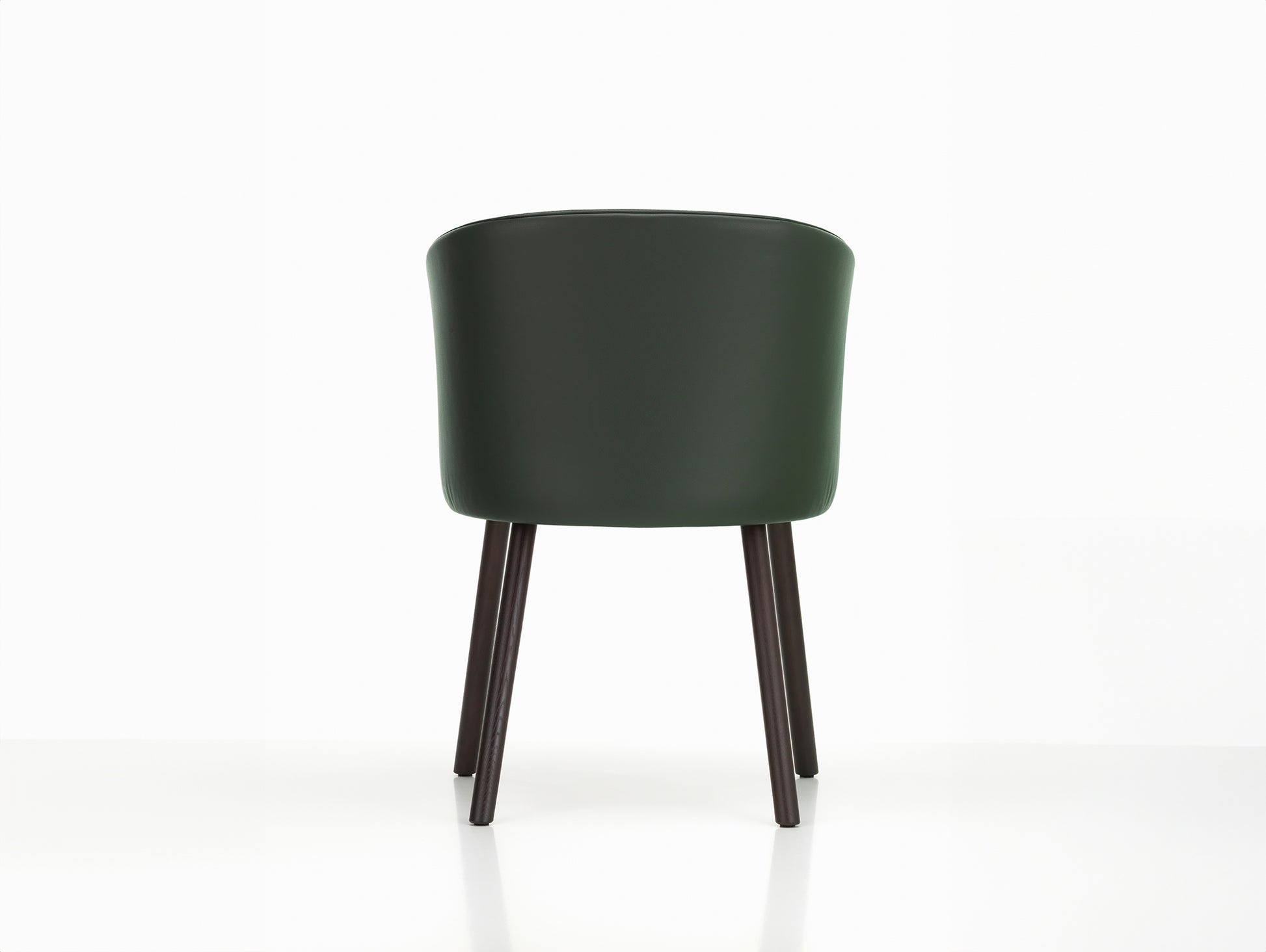 Mikado Mikado Armchair by Vitra - Dark Oak / Leather Premium F 59 Jade (L50)