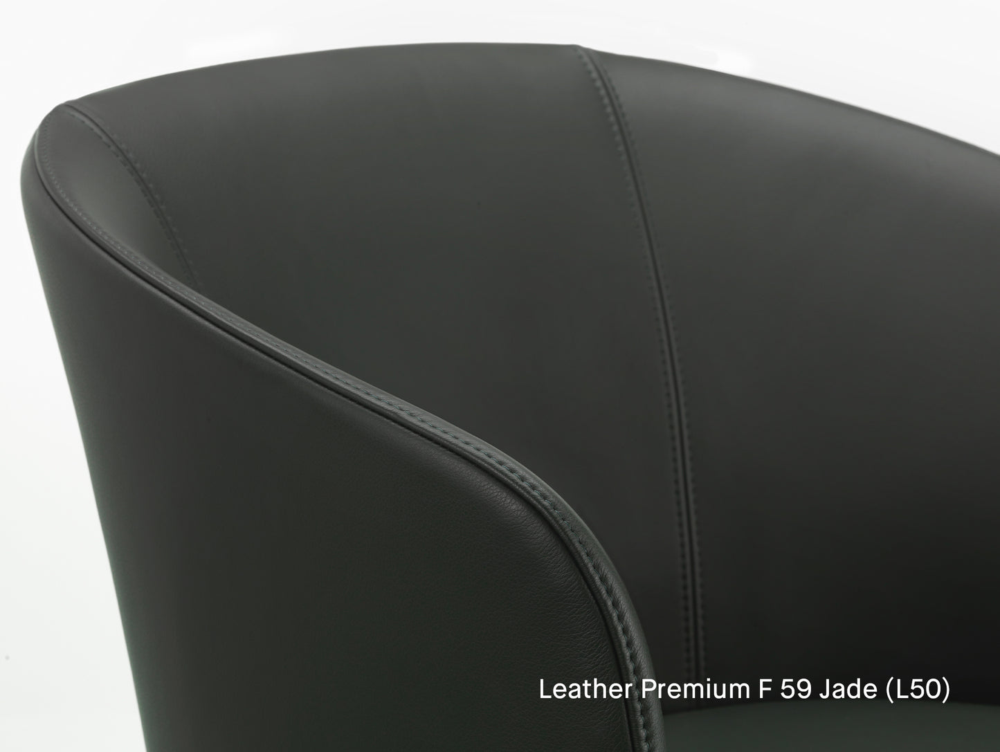 Mikado Mikado Armchair by Vitra - Leather Premium F 59 Jade (L50)