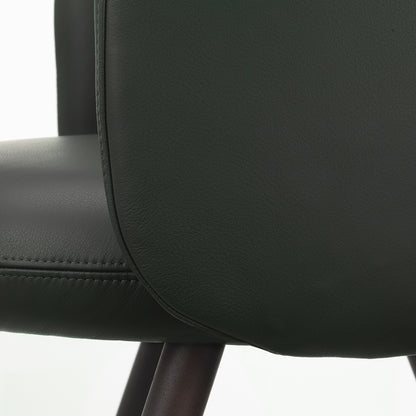 Mikado Mikado Armchair by Vitra - Dark Oak / Leather Premium F 59 Jade (L50)