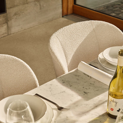 Mikado Mikado Armchair by Vitra - Natural Oak / Nubia 01 Ivory Pearl (F100)