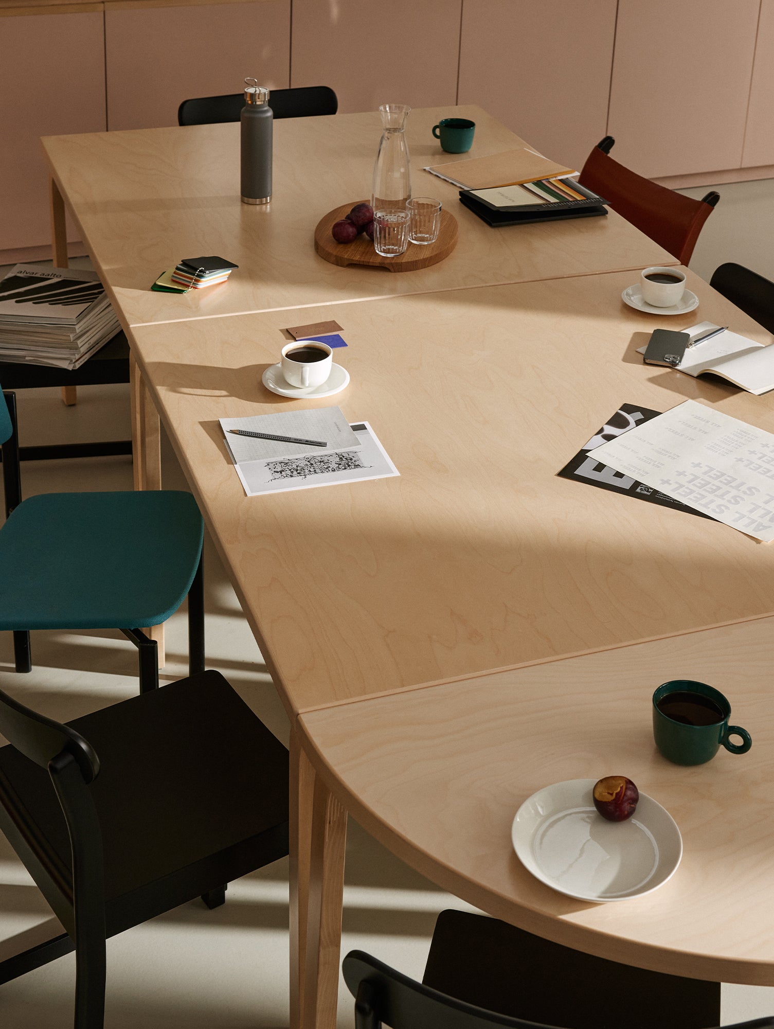 Aalto Table Half-Round by Artek