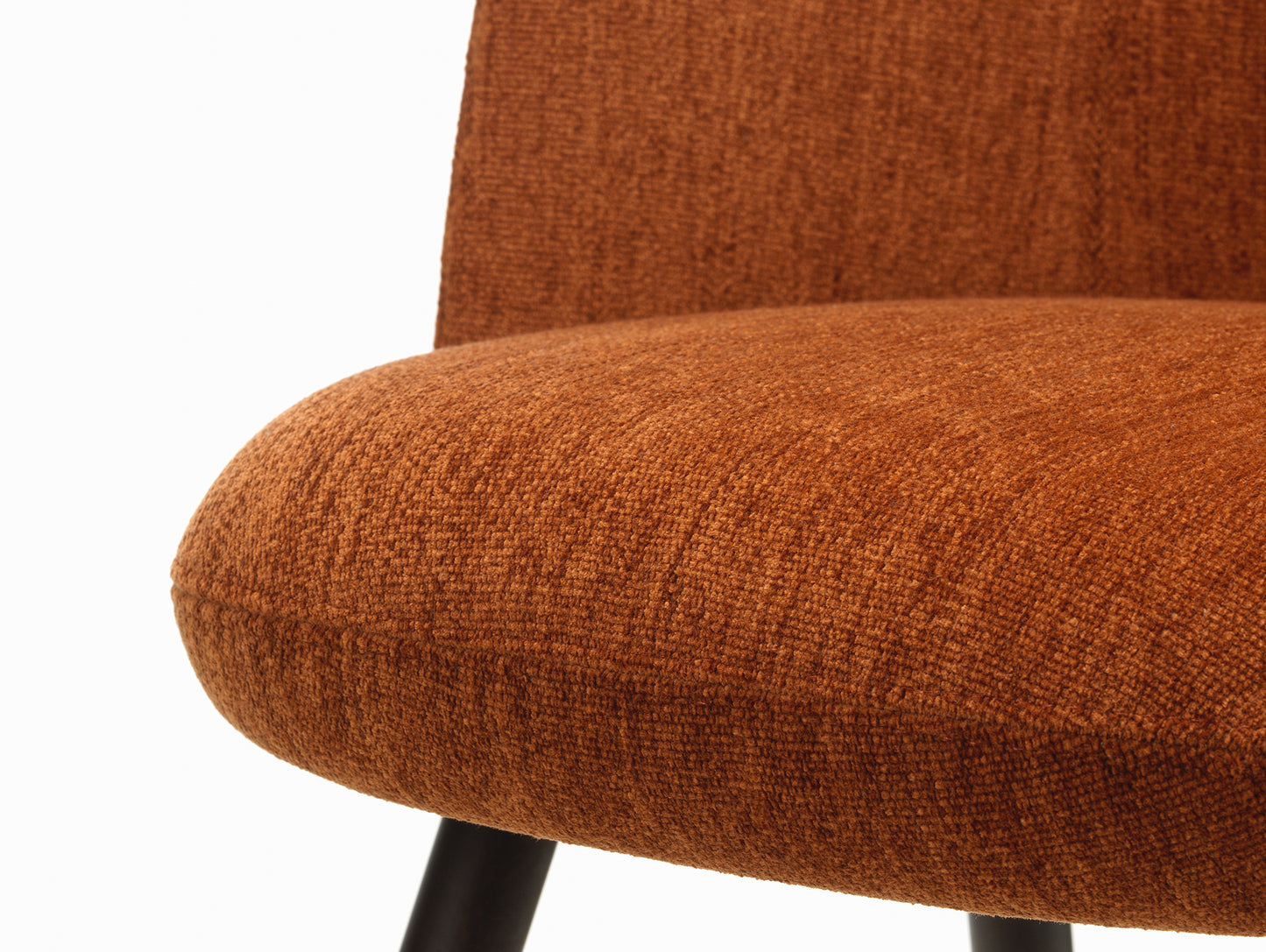 Mikado Side Chair by Vitra - Dark stained solid oak / Iroko 2 15 Cognac (F80)