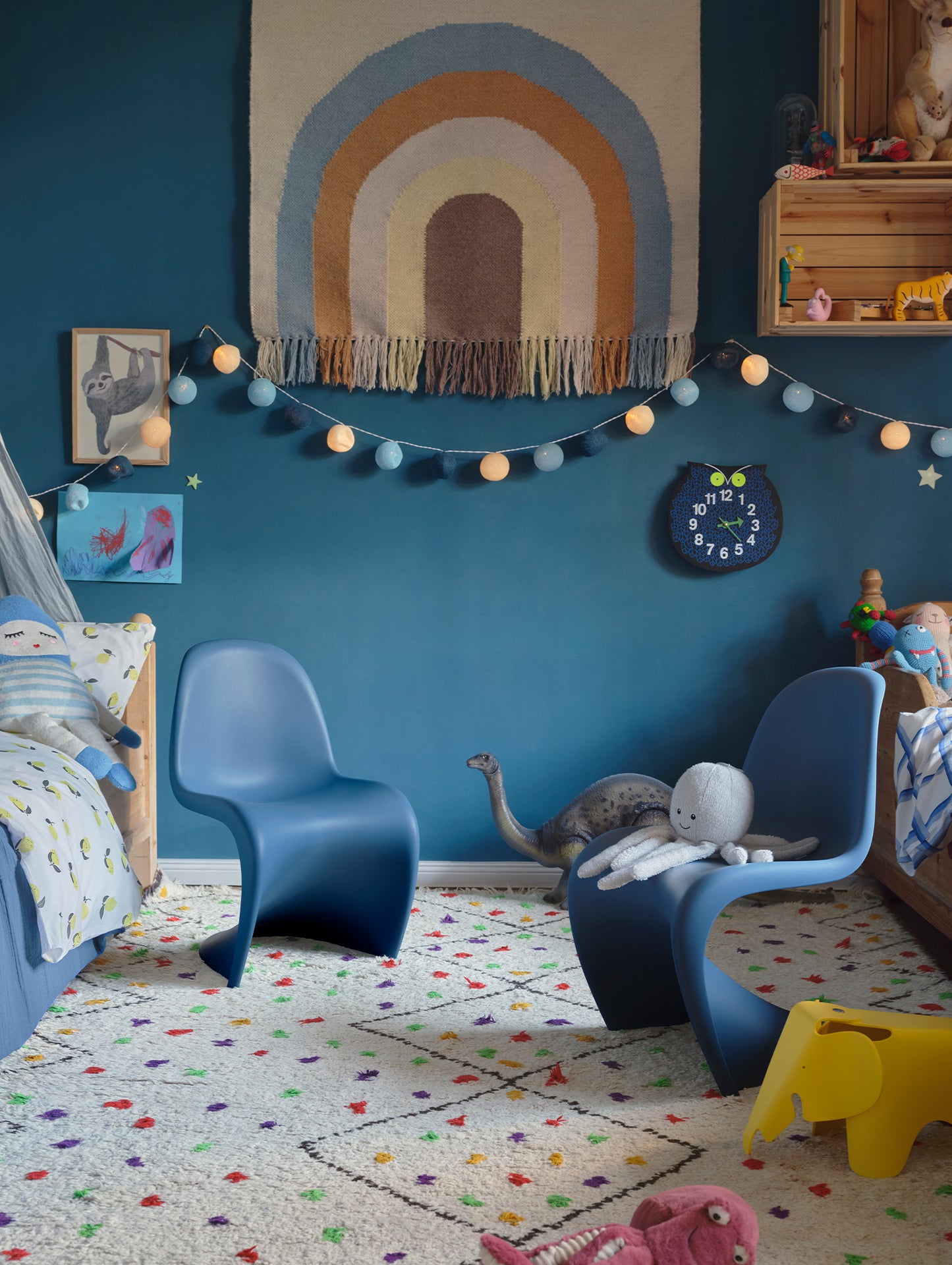 Sea Blue Panton Junior by Vitra