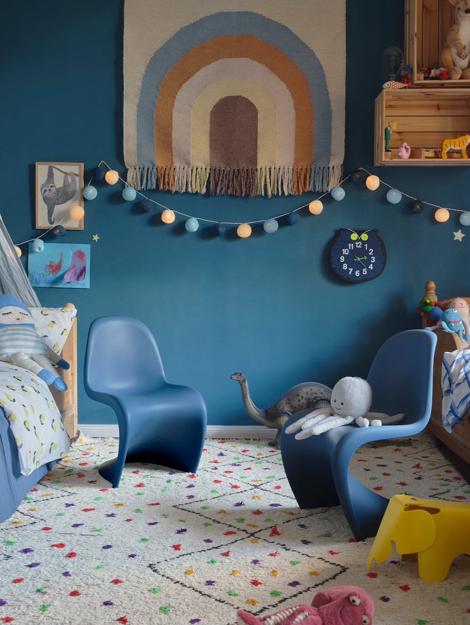 Sea Blue Panton Junior by Vitra