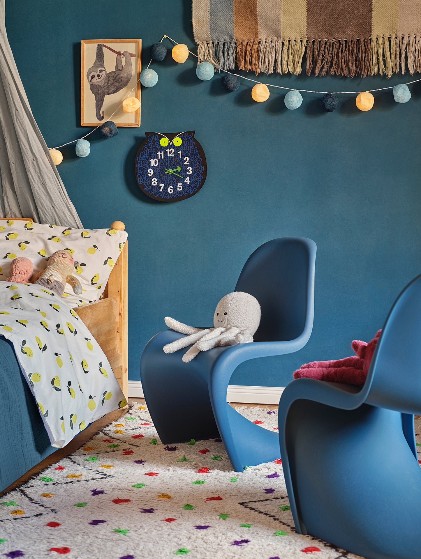 Sea Blue Panton Junior by Vitra