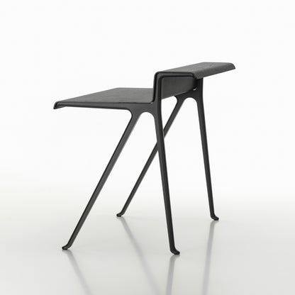 Courier Desk by Vitra - Dark Oak Veneer / Deep Black Aluminium Base