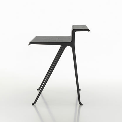 Courier Desk by Vitra - Dark Oak Veneer / Deep Black Aluminium Base