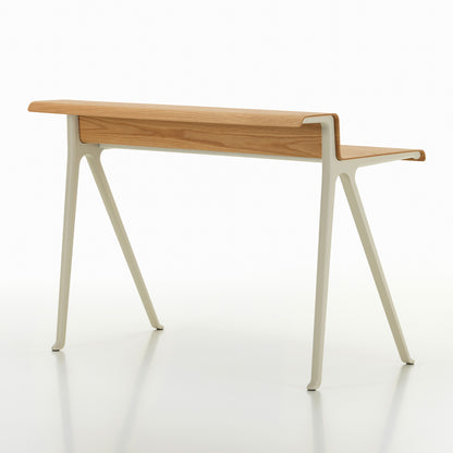 Courier Desk by Vitra - Light Oak Veneer Tabletop / Chalk Aluminium Base