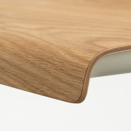 Courier Desk by Vitra - Light Oak Veneer Tabletop / Chalk Aluminium Base